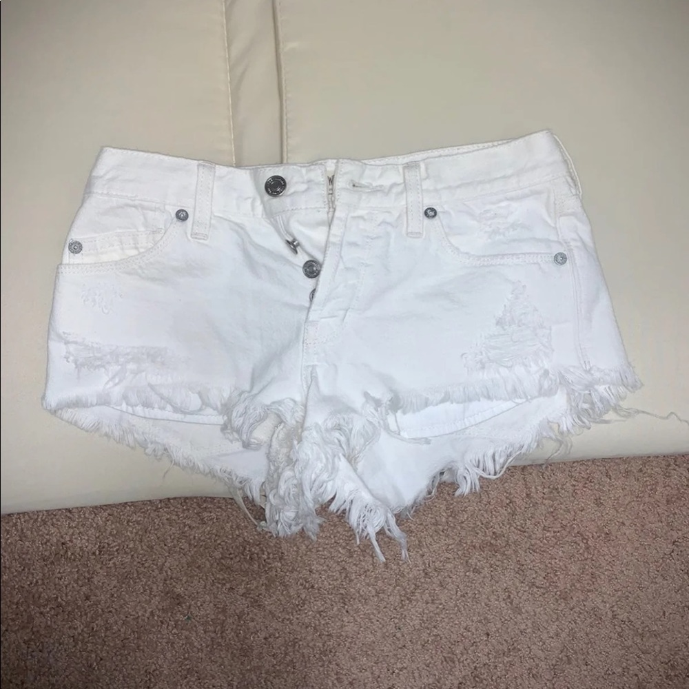 Free people white shorts
